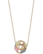 Topshop Thread Cube Pendant - Lyst