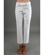 Milly Skinny Ankle Trouser 45 Off - Lyst