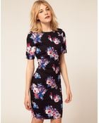 ASOS Collection Asos Pencil Dress in Floral Print - Lyst