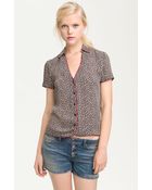 Aiko Gwen Print Pajama Shirt - Lyst