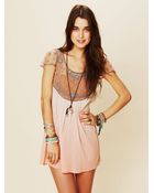 Free People Embellished Palms Tunic - Lyst