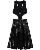Proenza Schouler Woven Tie Front Dress - Lyst