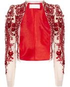 Antonio Berardi Embellished Silk Organza Jacket - Lyst