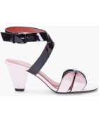 Marc By Marc Jacobs Blush Leather Bow Sandals - Lyst