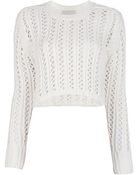 3.1 Phillip Lim Cropped Sweater - Lyst