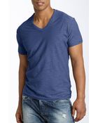 Diesel Tos Extra Trim Fit Vneck Slub Tshirt - Lyst