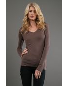 Michael Stars V Neck - Lyst
