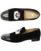 Christian Louboutin Harvanana Velvet Loafers - Lyst