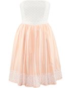H&M Broderie Dress - Lyst