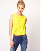 River Island River Island Daisy Tank Top - Lyst