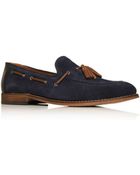 H By Hudson Tyska Suede Tassel Loafer - Lyst