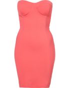 Topshop Heart Back Cup Bandeau Dress By Dress Up Topshop - Lyst