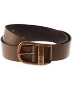 Diesel Wapr Leather Belt - Lyst