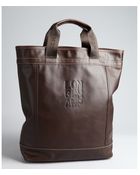 Longchamp Leather Large Bucket Tote - Lyst