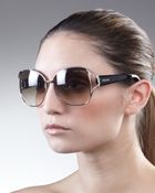 Roberto Cavalli Opentemple Sunglasses Rose Golden - Lyst