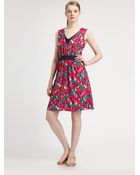 Tory Burch Augustina Printed Dress - Lyst