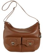 Cole Haan Vintage Valise Leather Hobo Crossbody - Lyst