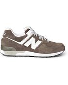 New Balance 576 Suede and Leather Sneakers - Lyst
