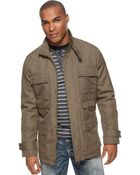 Kenneth Cole Reaction Coated Ottoman Multi Pocket Jacket - Lyst