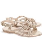 Loeffler Randall Metallic Leather Filippa Sandals - Lyst