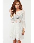 Nasty Gal Valentina Crochet Dress - Lyst
