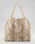 Stella McCartney Snakeprint Falabella Tote Small - Lyst