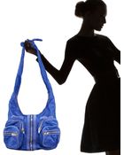 Alexander Wang Donna Washed Leather Hobo, Azure - Lyst