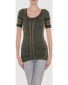 High High Short Sleeve Sweaters - Lyst