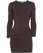 T By Alexander Wang Stretchjersey Dress - Lyst