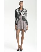 Kelly Wearstler Ramone Printed Leather Moto Jacket - Lyst