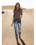 Mango Knit Jumper - Lyst