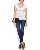 Mango Washed Effect Jeans - Lyst