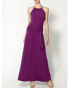 Michael Stars Halter Maxi Dress - Lyst