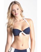 Marc By Marc Jacobs Colorblock Halter Bikini Top - Lyst