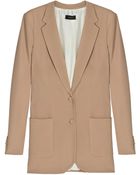 Elie Saab Silk Boyfriend Blazer - Lyst