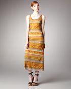 Jean Paul Gaultier Printed Maxi Dress - Lyst