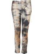 Moto Moto Peach Tie Dye 78ths Jeans - Lyst