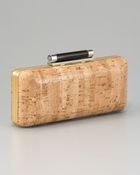 Diane von Furstenberg Cork Tonda Clutch - Lyst