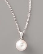 Mikimoto Pearl Pendant Necklace - Lyst