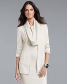 St. John Milano Long Jacket - Lyst