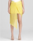 Helmut Lang Skirt Knot Detail - Lyst