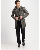 Armani Leather Jacket - Lyst