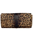 Christian Louboutin Vice Versa Leopard Calf Hair Clutch - Lyst
