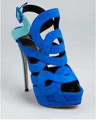 Giuseppe Zanotti Sandals Color Block Wave - Lyst