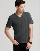 John Varvatos Star Usa Slub Basic V Neck Tee - Lyst