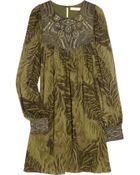Matthew Williamson Embellished Silk Georgette Dress - Lyst