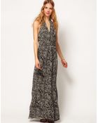 Winter Kate Passenger Maxi Dress in Printed Silk Chiffon - Lyst