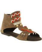 Office Coachella Sandal Natural Suede - Lyst