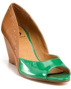Kelsi Dagger Wedges Genelle Peep Toe - Lyst