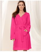 Lauren by Ralph Lauren Hooded Short Robe - Lyst